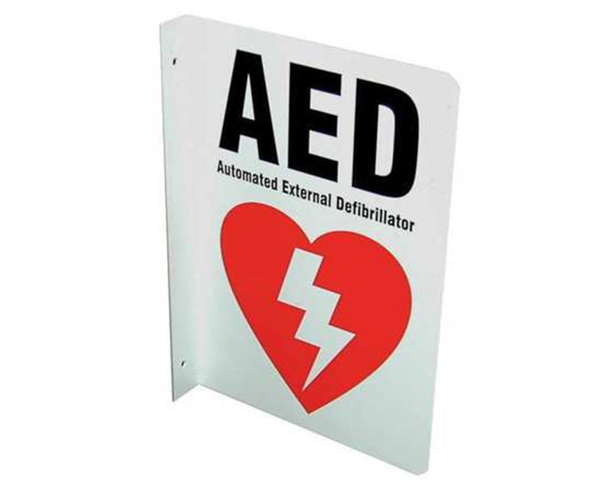 AED Wall Signs 2-Way Wall Sign