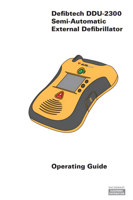 AED Operating Guide or DDU-2300 Series AEDs