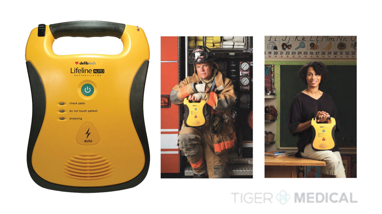 Lifeline AED Defibrillator Package