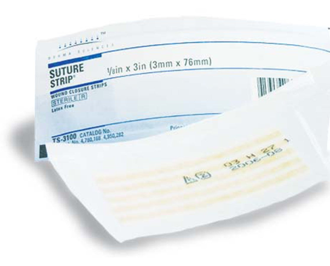 Derma Sciences Suture Strip Wound Closure Strips, 1/8