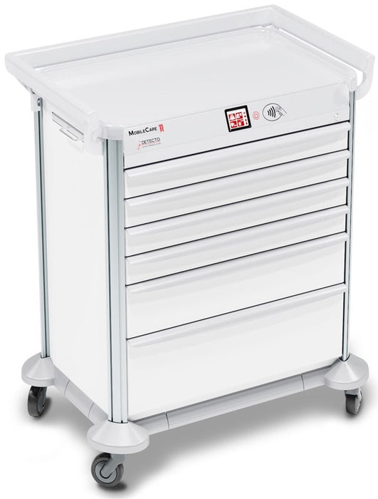 MobileCare General Purpose Cart, 23" W. 5 Drawers, Key Lock