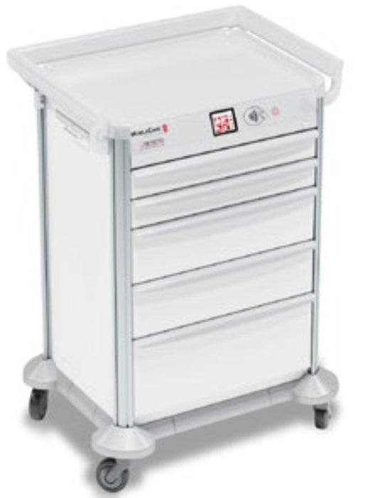 MobileCare General Purpose Cart, 16.5" W. 5 Drawers