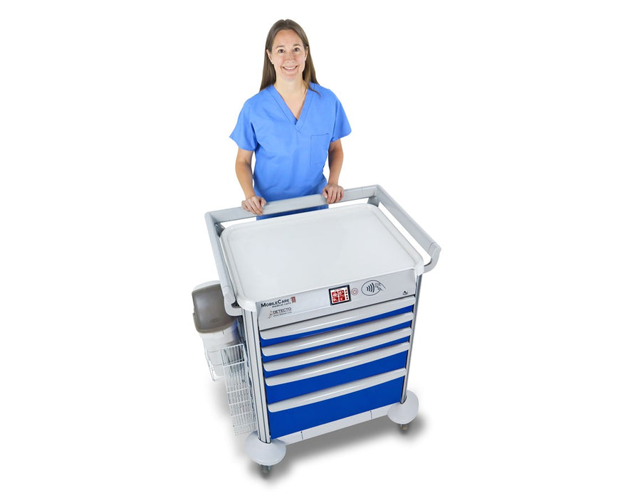 MobileCare Anesthesia Cart. 23" W - 5 Drawers