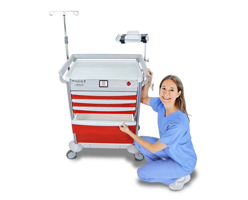 MobileCare Anesthesia Cart. 23" W - 5 Drawers