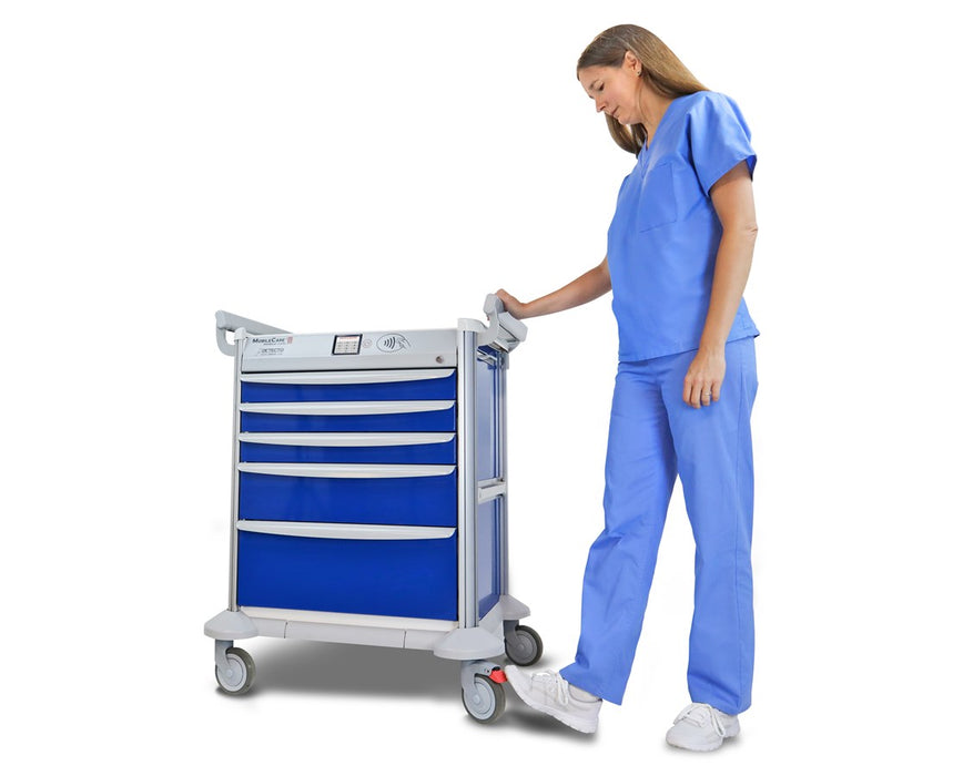 MobileCare Anesthesia Cart. 23" W - 5 Drawers