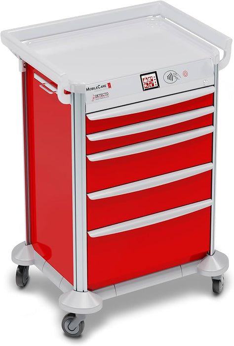 MobileCare Emergency Cart. 23" W - 5 Drawers