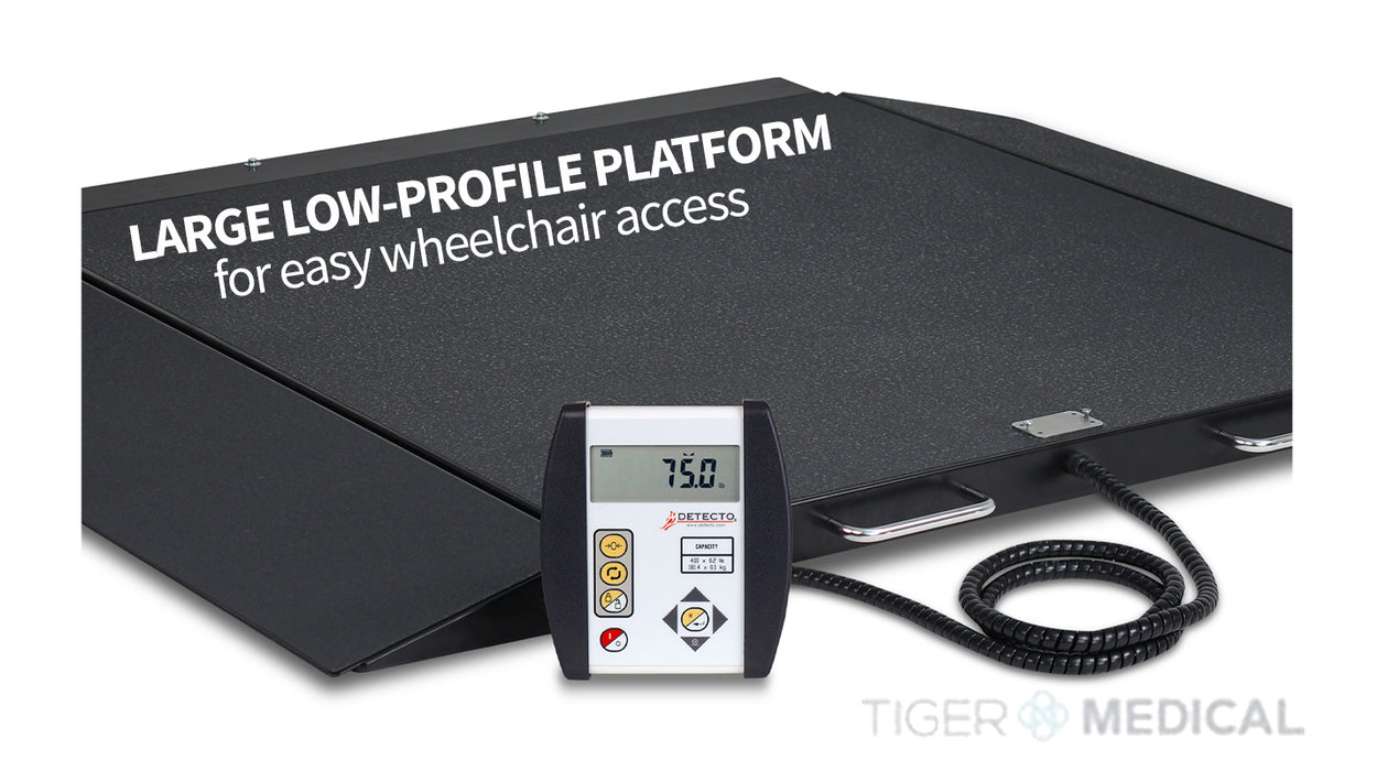 Bariatric Portable Low-Profile Wheelchair Scale