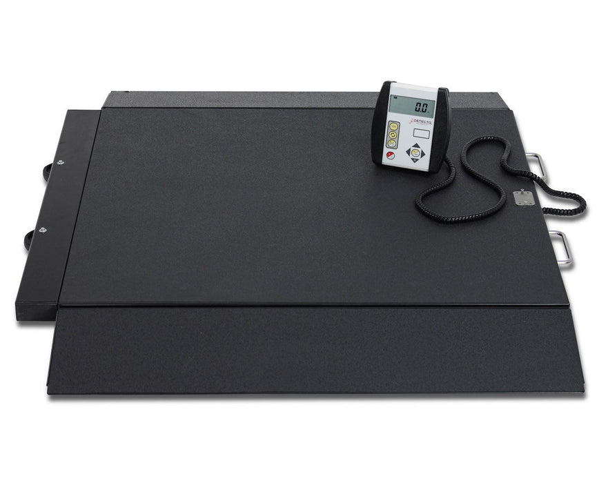 Portable Low Profile Wheelchair Scale w/ AC Adapter