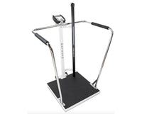 Waist-High Stand-On BMI Scale w/ Manual Height Rod. 1000 lbs Capacity Bariatric