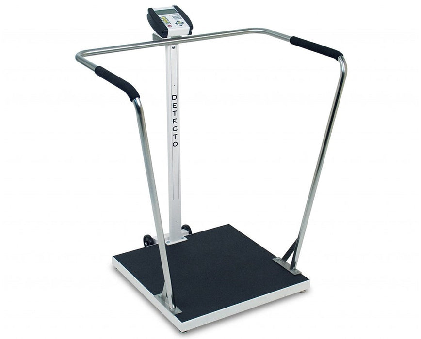 High Capacity Waist High Handrail Scale w/ Bluetooth, Wifi & AC Adapter