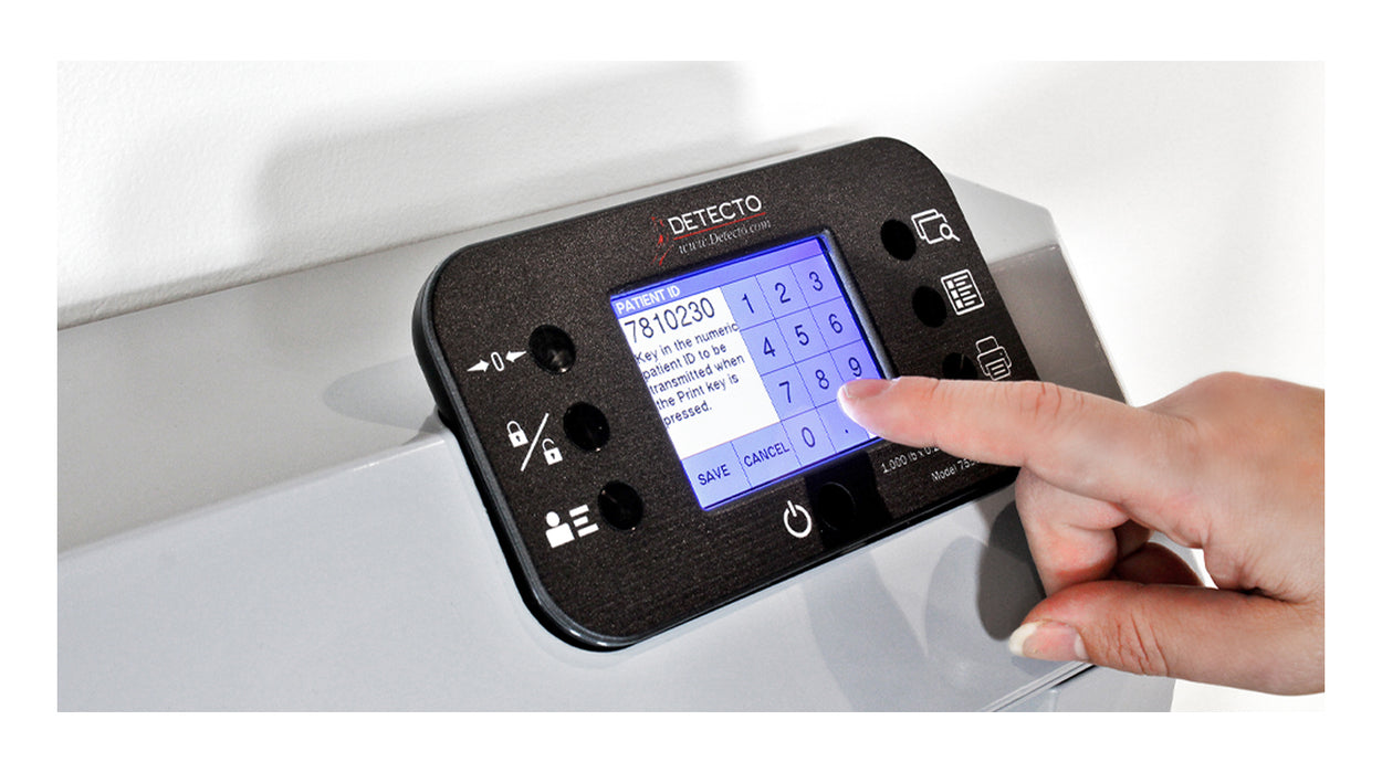 Bariatric Geriatric Wall-Mount Fold-Up Wheelchair Scale