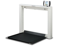 Bariatric Geriatric Wall-Mount Fold-Up Wheelchair Scale