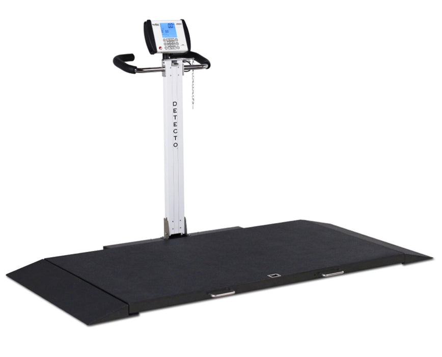 Digital Portable Stretcher Scale w/ Column Stand, Bluetooth & Wifi