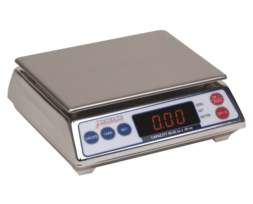 Digital Portion Control Scale, 6.75" x 5.25" Platform