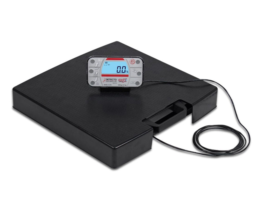 Apex Portable Digital Floor Scale w/ Remote Indicator & AC Adapter