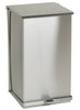 Step-On Waste Can 100 quart (25 gallon) Stainless Steel