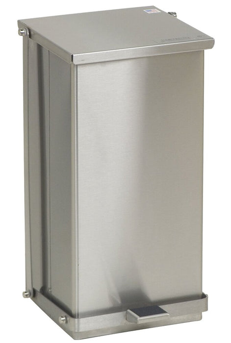 Step-On Waste Can 32 quart (8 gallon) Stainless Steel