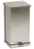 Step-On Waste Can 48 quart (12 gallon) Stainless Steel