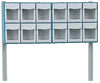12-Bin Organizer w/ Accessory Bridge for MobileCare Series Medical Cart