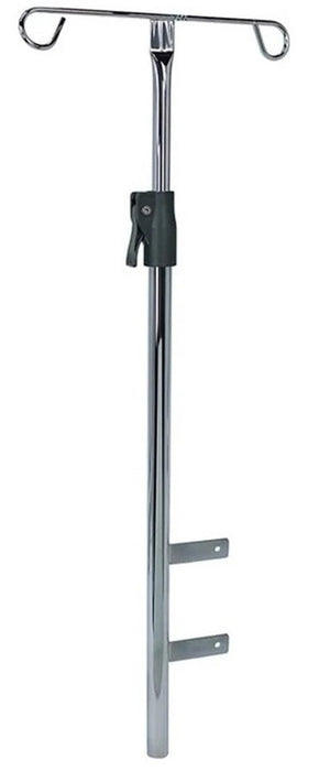 Adjustable Chrome IV Pole for MobileCare Medical Cart