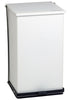 Step-On Waste Can 100 quart (25 gallon) Baked epoxy finish. White