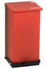 Step-On Waste Can 32 quart (8 gallon) Baked epoxy finish. Red