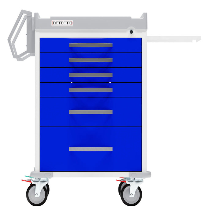 Rescue Anesthesiology Medical Cart. 6 Drawers (no accessories)