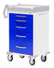 Rescue Anesthesiology Medical Cart. 5 Drawers (no accessories)