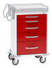 Rescue Emergency Room Medical Cart. 5 Drawers (no accessories)