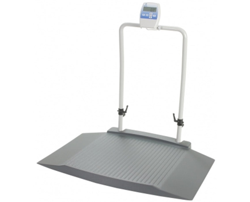 Fold-Up Wheelchair Scale with Dual Ramp, Mast & WiFi