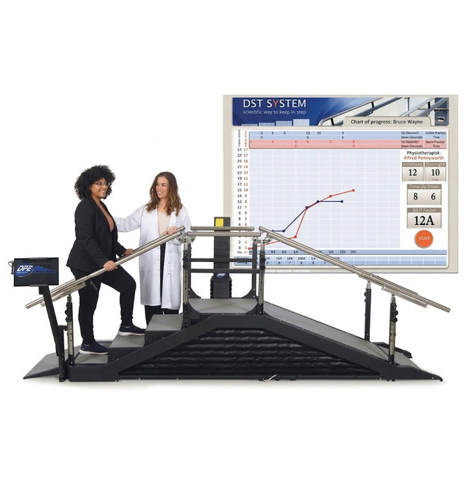 Combo Parallel Bars & Height Adjustable Staircase Pro
