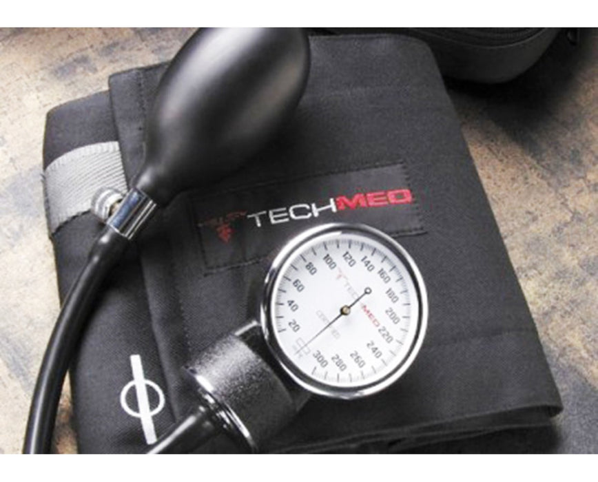 Tech-Med Standard Aneroid Sphygmomanometer with Nylon Adult Cuff