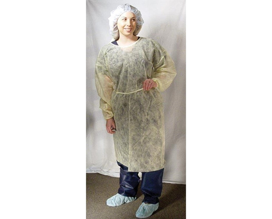 Isolation Gowns, Yellow, Economy - 50/cs