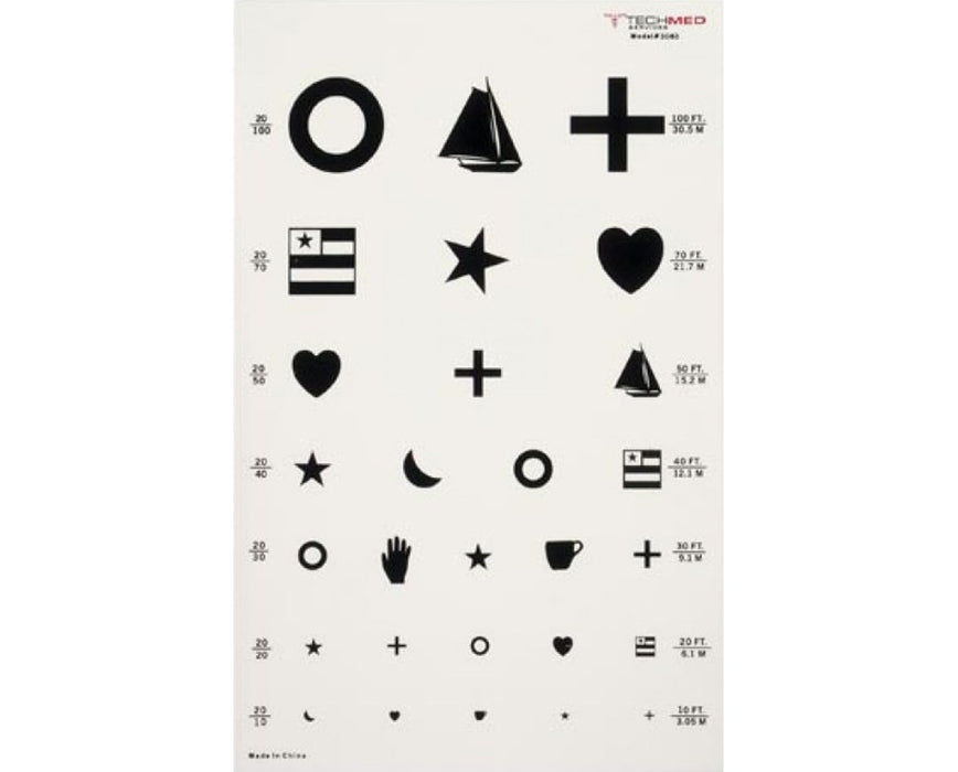 Tech-Med Eye Chart, Illuminated