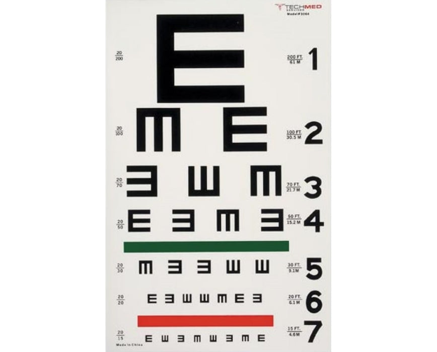 Tech-Med Eye Chart, Illuminated