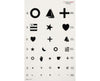 Tech-Med Eye Chart, Illuminated - Kindergarten, 20 ft