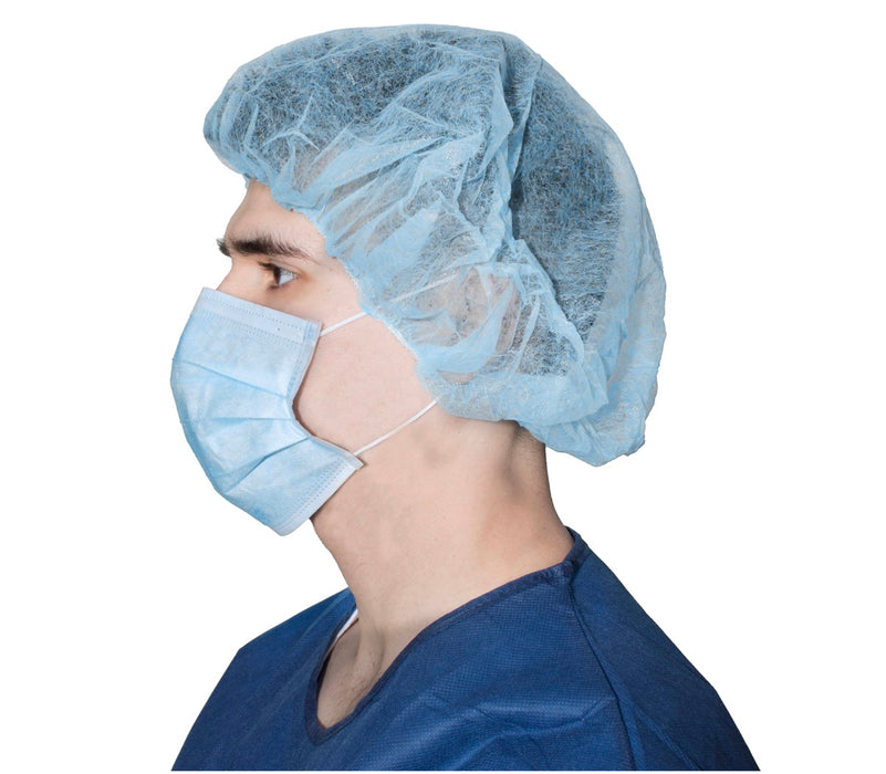 Bouffant Cap. White. 24" (500/cs)