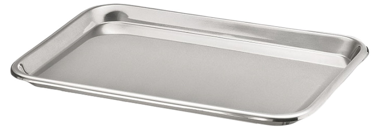 Tech-Med Flat Stainless Steel Instrument Tray