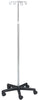Tech-Med IV Pole. 4 Hooks, 5 Casters