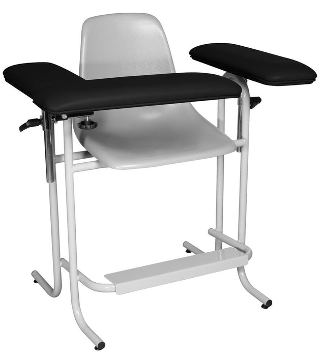 Blood Drawing Chair w/ Upholstered Flip Arm. 43"H (Tall)