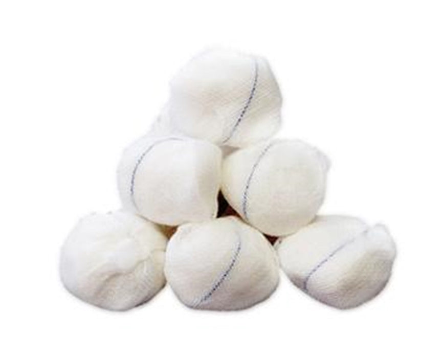 Round Stick Sponges, Non Sterile, 1", Cotton Fill (500/Case)