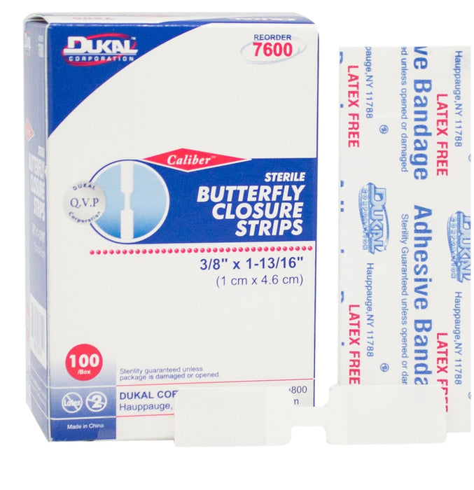 Caliber Butterfly Wound Closure Strips 24 Box (2400/cs)