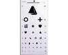 Tech-Med Plastic Eye Chart. Kindergarten