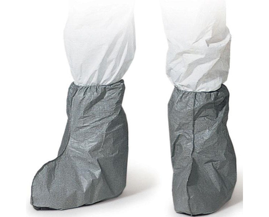 Grey Tyvek Friction Coated 17" Height Boot Covers