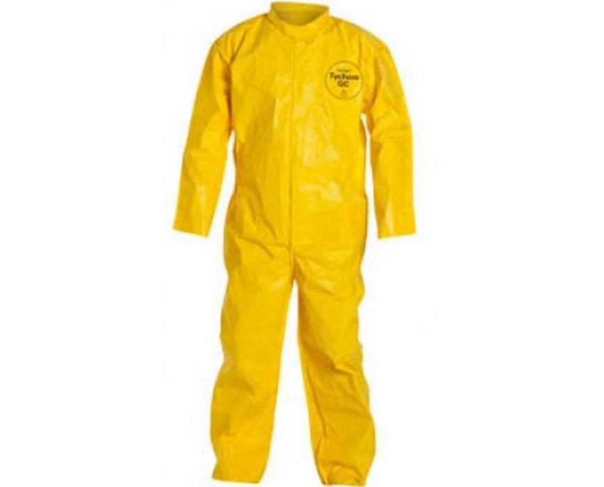 Coverall - Zipper Front, Bound Seam, Yellow: XXL