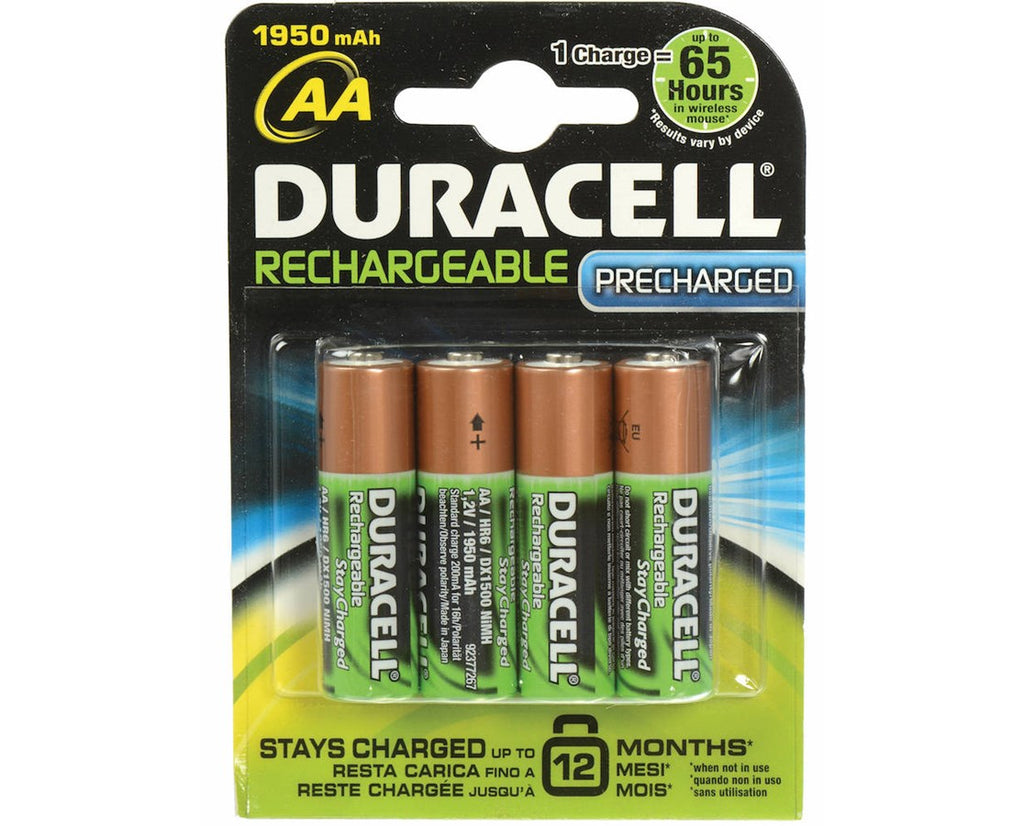 Best Buy: Duracell Accu AA NiMH Rechargeable Batteries (4-Pack) DC1500B4