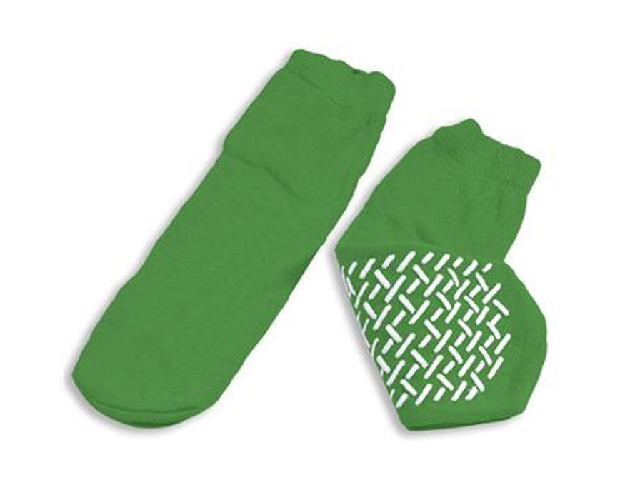 Slipper Socks Medium Green (48/case)