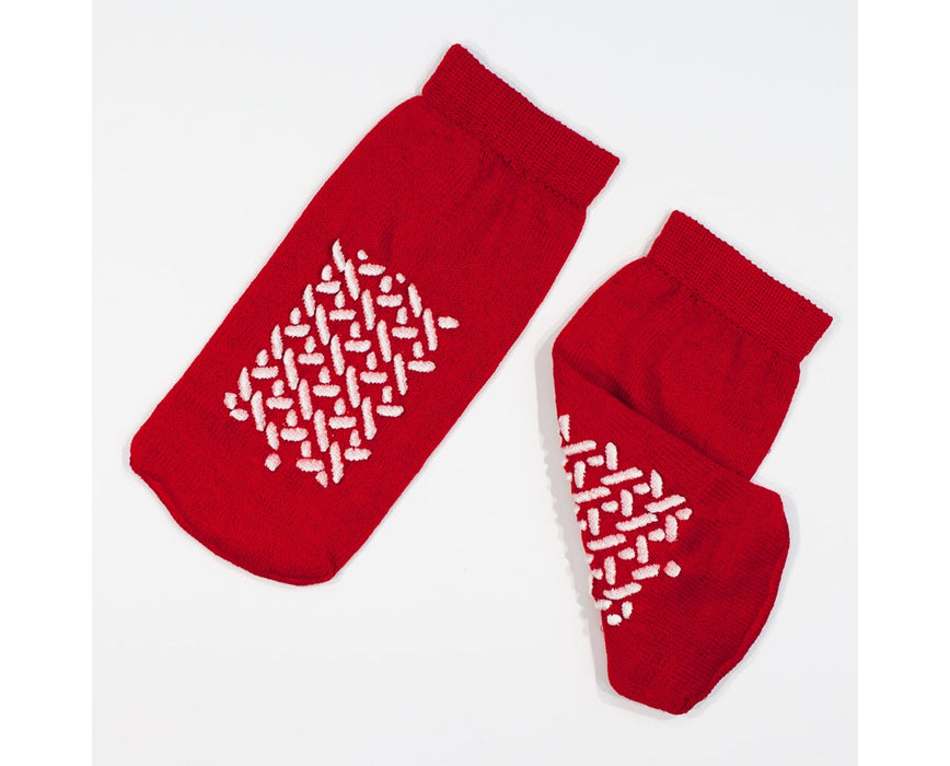 Double Sided Slipper Socks Small, Red (480/Case)