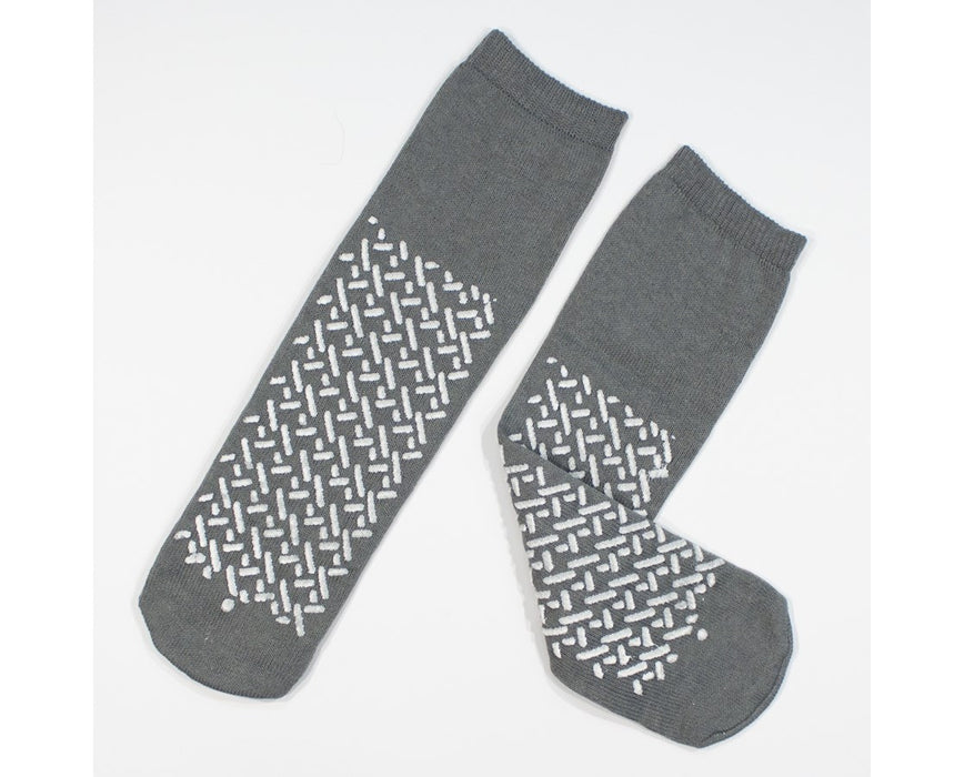 Double Sided Slipper Socks - Extra Large, Grey