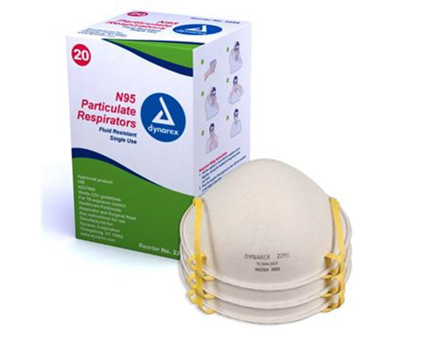 N95 Particulate Respirator Mask Molded